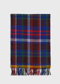 Paul Stuart Cashmere Multi Color Plaid Scarf, thumbnail 2