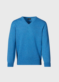 Paul Stuart Classic Cashmere V-Neck Sweater, thumbnail 41