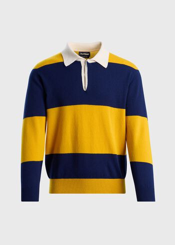 Paul Stuart Lightweight Cashmere Rugby Sweater
