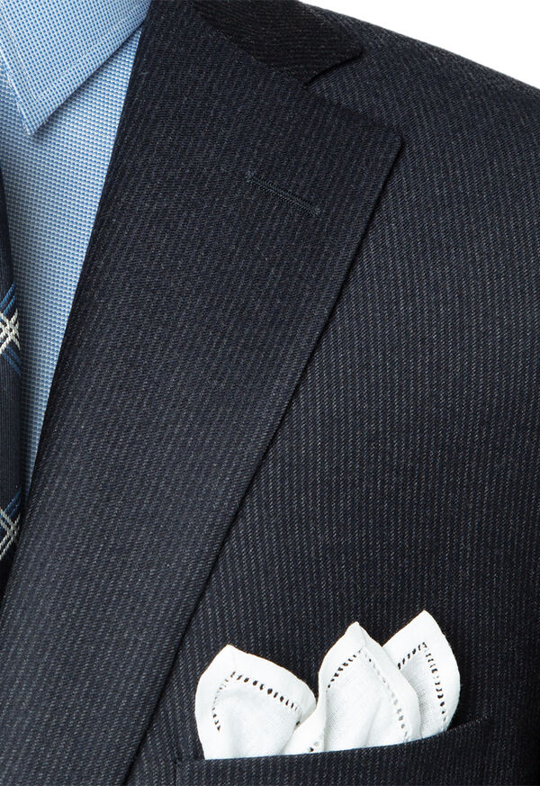 Paul Stuart Navy Pinstripe Suit, image 2