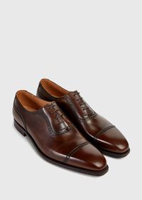 Paul Stuart The Westbourne Brown Leather Cap Toe, thumbnail 3