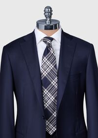 Paul Stuart Woven Silk Plaid Tie, thumbnail 2