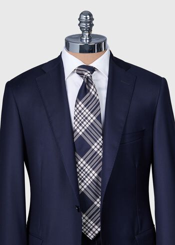 Paul Stuart Woven Silk Plaid Tie