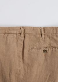 Paul Stuart Linen Khaki Garment Dyed Pant, thumbnail 3