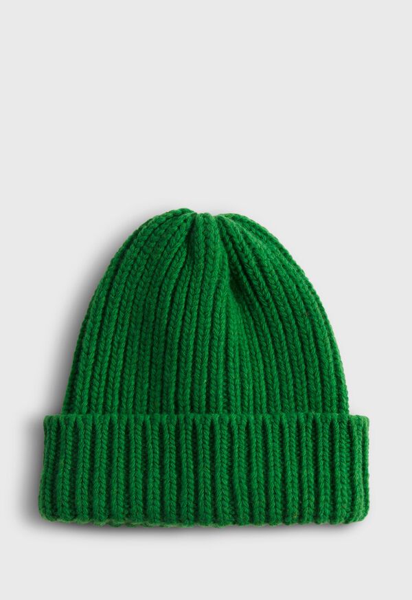 Paul Stuart Ribbed Wool Beanie