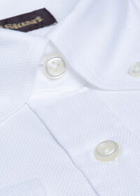 Paul Stuart Pique Classic Fit Cotton Button Down Shirt, thumbnail 2