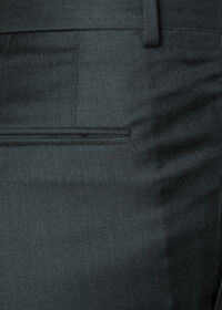 Paul Stuart Charcoal Super 110s Wool Pleated Trouser, thumbnail 4