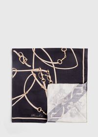 Paul Stuart Black Horse Tack Scarf, thumbnail 1