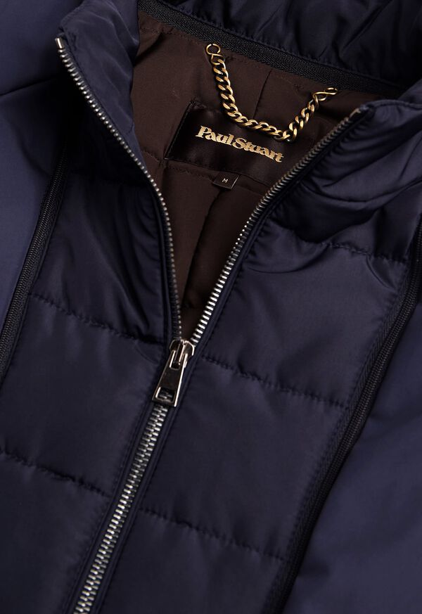 Paul Stuart Microfiber Car Coat with Faux Vest, image 5