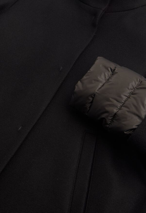 Paul Stuart Wool Twill Coat with Puff Sleeve Detail, image 2
