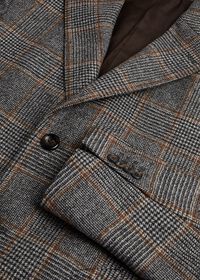 Paul Stuart Merino Wool Glenn Plaid Coat, thumbnail 2
