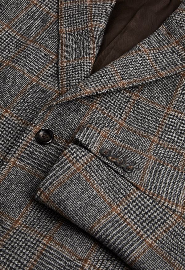 Paul Stuart Merino Wool Glenn Plaid Coat, image 2