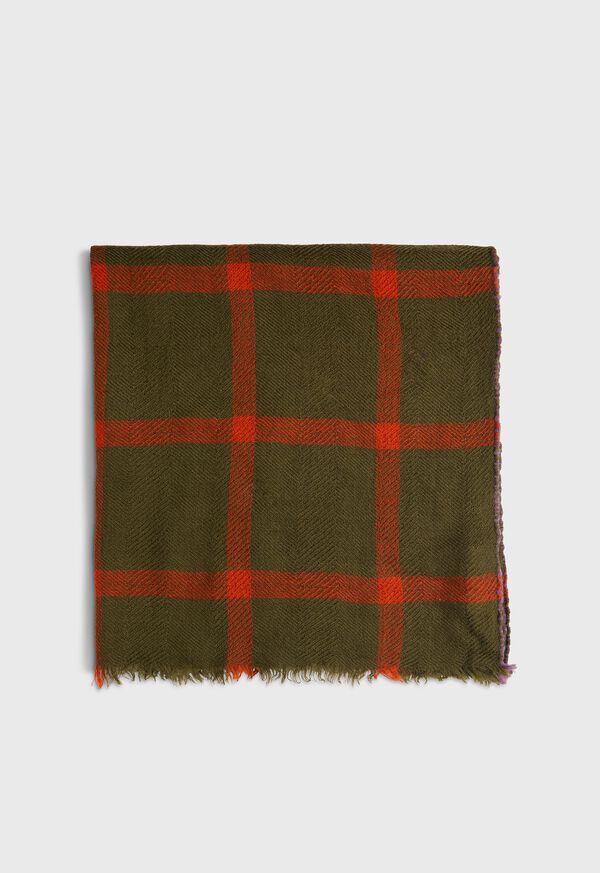 Paul Stuart Windowpane Scarf, image 2