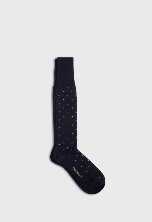 Paul Stuart Cotton Dotted Sock, image 1