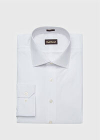 Paul Stuart Broadcloth Cotton Slim Fit Dress Shirt, thumbnail 1