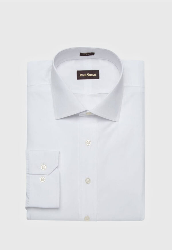 Paul Stuart Broadcloth Cotton Slim Fit Dress Shirt, image 1
