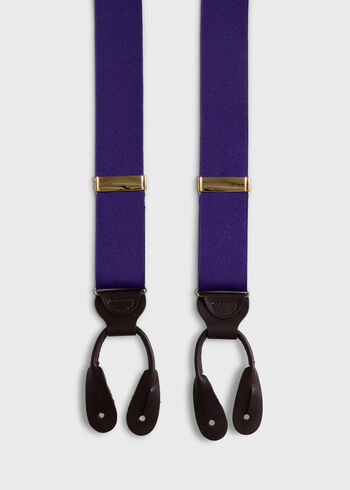 Paul Stuart Solid Grosgrain Braces