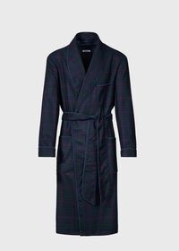 Paul Stuart Cashmere Tartan Robe, thumbnail 1