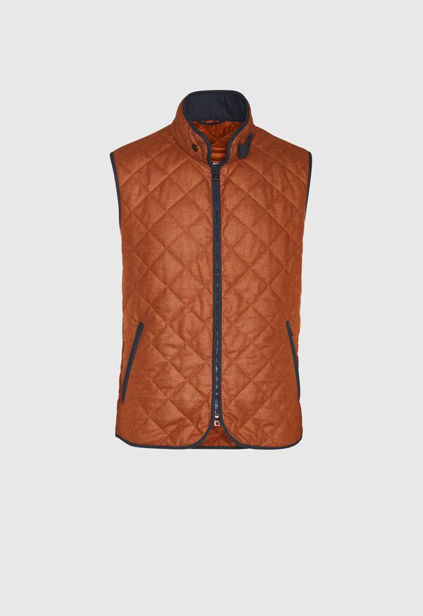 Paul Stuart Merino Wool Flannel Quilted Vest, image 6