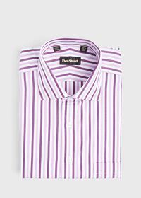 Paul Stuart Pink Wide Stripe Dress Shirt, thumbnail 1