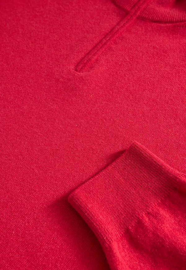 Paul Stuart Cashmere Quarter Zip Sweater, image 2
