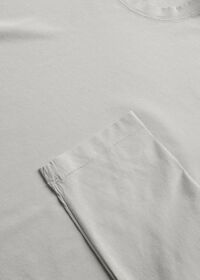 Paul Stuart Cotton Crepe Long Sleeve Dress T-Shirt, thumbnail 2