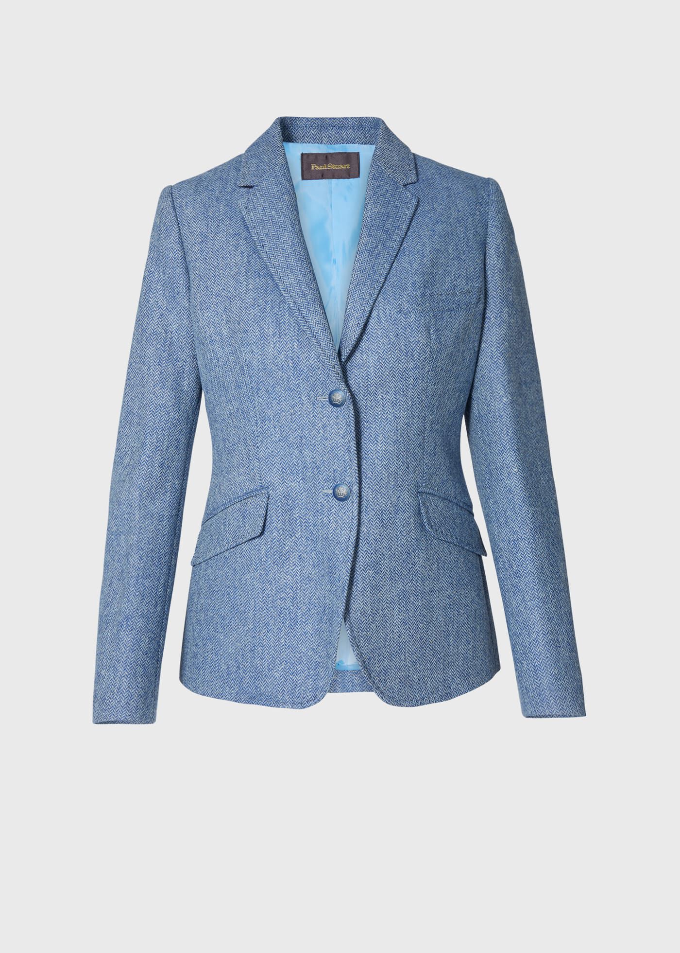 Blue herringbone sport coat on sale