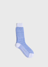 Paul Stuart Cotton & Linen Houndstooth Sock, thumbnail 1
