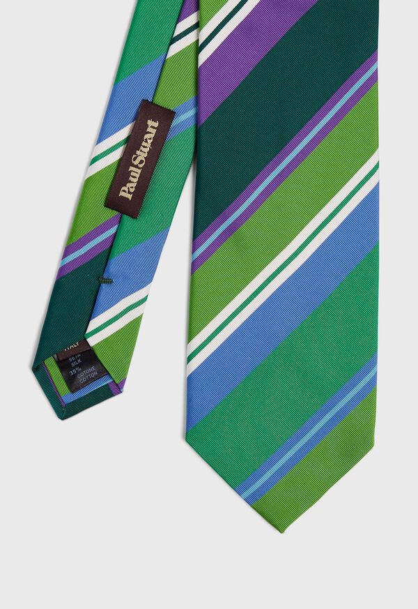 Paul Stuart Stripe Silk Tie