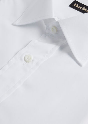 Paul Stuart Broadcloth Slim Fit Dress Shirt
