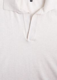 Paul Stuart Cotton Knit Johnny Collar Short Sleeve Shirt, thumbnail 7