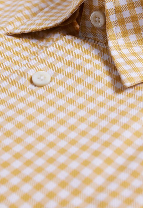 Paul Stuart Gingham Check Twill Sport Shirt, image 2