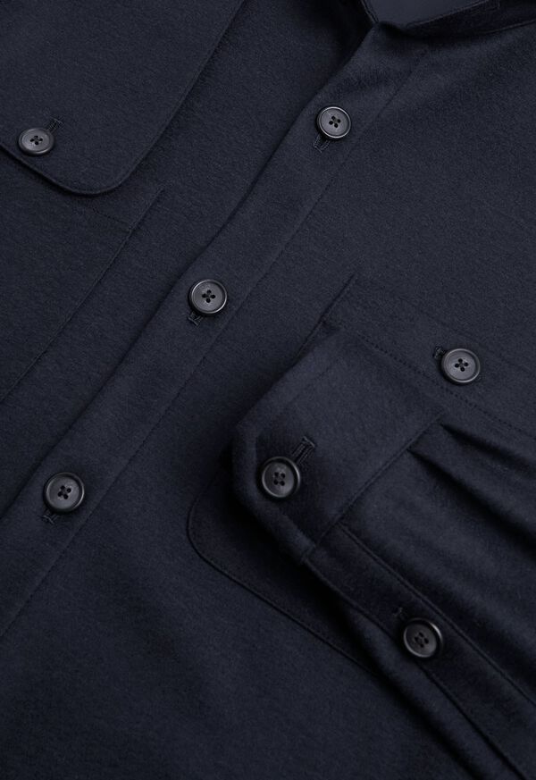 Paul Stuart Solid Trench Coat Shirt, image 2
