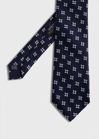 Paul Stuart Deco Woven Silk Tie, thumbnail 1