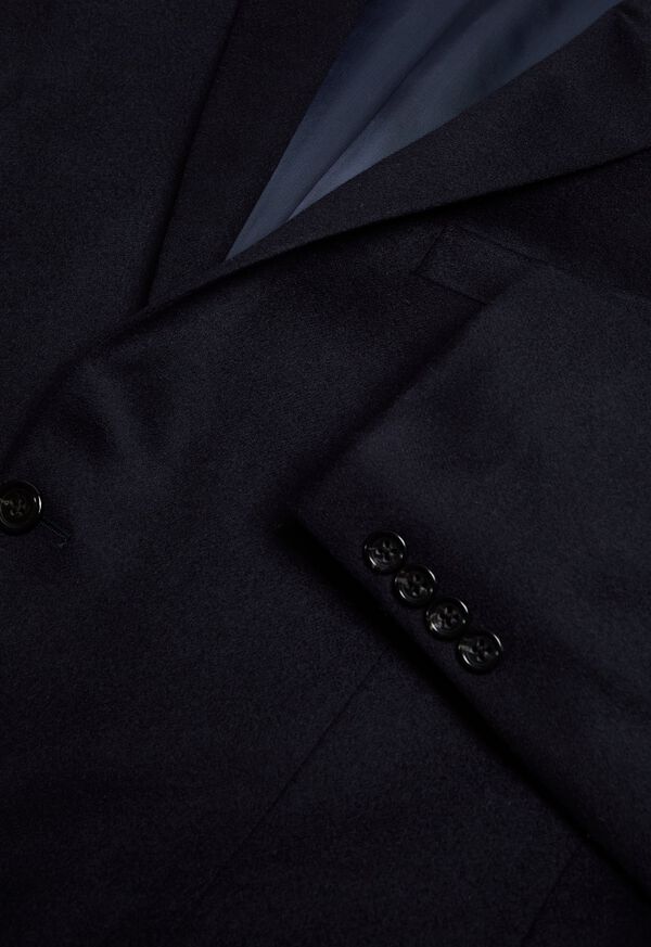 Paul Stuart Navy Solid Cashmere Sport Jacket, image 2