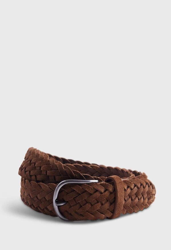 Paul Stuart Woven Suede Belt, image 1