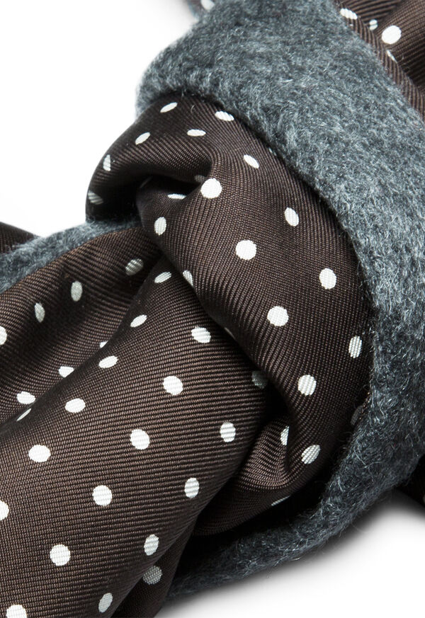 Paul Stuart Reversible Dot Print Scarf, image 3