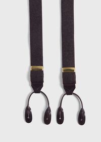 Paul Stuart Solid Wool Braces, thumbnail 2