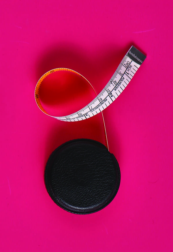 Paul Stuart Leather Tape Measure, image 1
