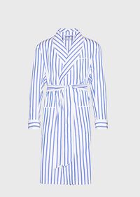 Paul Stuart Awning Stripe Cotton Robe, thumbnail 1