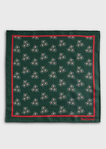 Paul Stuart Geometric Dot Pocket Square