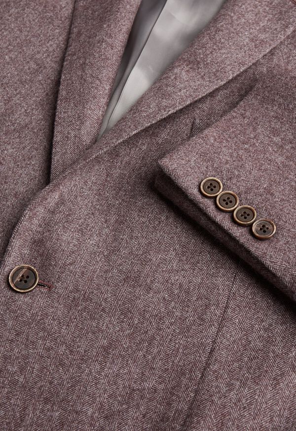 Paul Stuart Cashmere Herringbone Sport Jacket, image 2