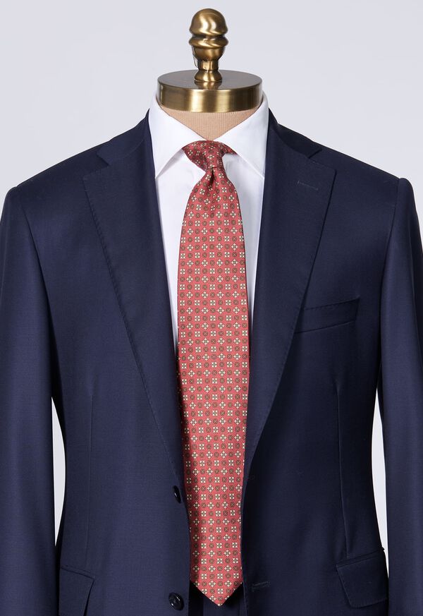 Paul Stuart Silk Floral Medallion Print Tie, image 2