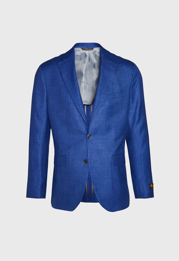 Paul Stuart Royal Blue Solid Soft Jacket, image 1