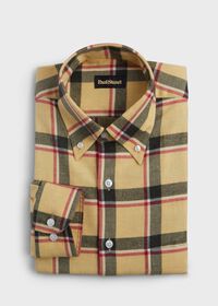 Paul Stuart Cotton Big Plaid Flannel Sport Shirt, thumbnail 1