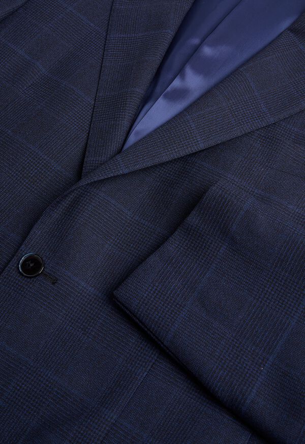 Paul Stuart Navy Plaid Sport Jacket, image 2