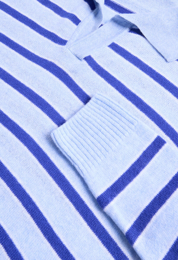 Paul Stuart Cashmere Stripe Johnny Collar, image 2
