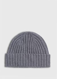 Paul Stuart Cashmere Ribbed Winter Hat, thumbnail 1