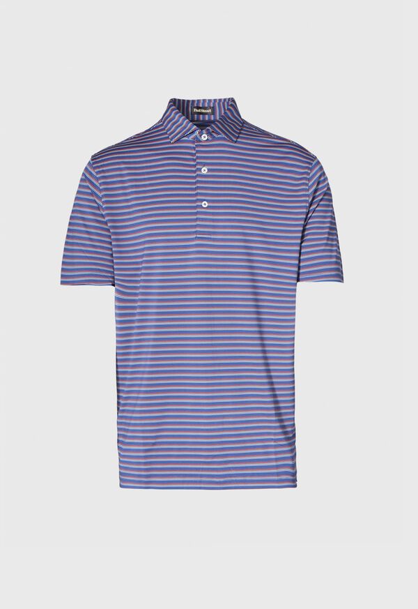 Paul Stuart Multicolor Stripe Performance Polo, image 1