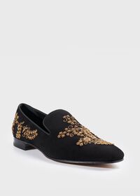 Paul Stuart Memphis Embroidered Formal Slip-On, thumbnail 2